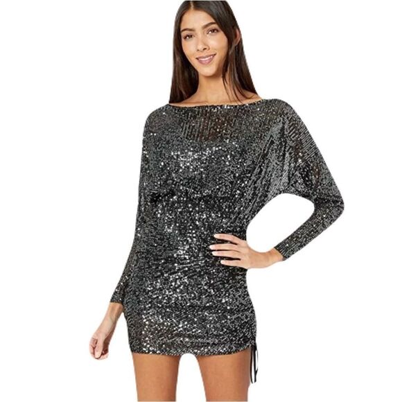 Free People Gisele sequin mini dress - Picture 3 of 9